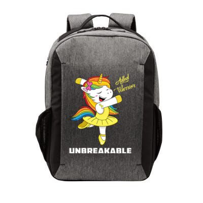 Adhd Unicorn Unbreakable Adhd Warrior Awareness Gift Vector Backpack