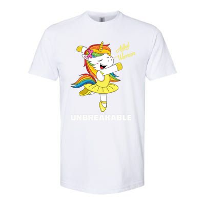 Adhd Unicorn Unbreakable Adhd Warrior Awareness Gift Softstyle® CVC T-Shirt