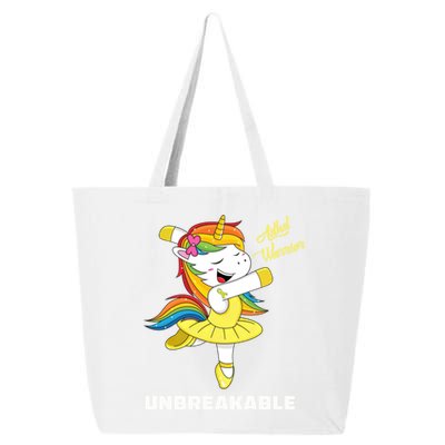 Adhd Unicorn Unbreakable Adhd Warrior Awareness Gift 25L Jumbo Tote