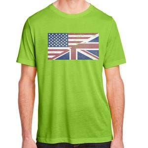 America Usa Uk Union Jack Flag United States Kingdom Britain Cute Gift Adult ChromaSoft Performance T-Shirt