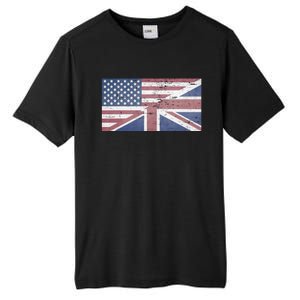 America Usa Uk Union Jack Flag United States Kingdom Britain Cute Gift Tall Fusion ChromaSoft Performance T-Shirt