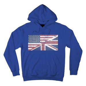 America Usa Uk Union Jack Flag United States Kingdom Britain Cute Gift Hoodie