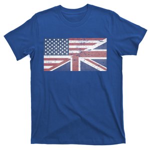 America Usa Uk Union Jack Flag United States Kingdom Britain Cute Gift T-Shirt