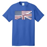 America Usa Uk Union Jack Flag United States Kingdom Britain Cute Gift Tall T-Shirt