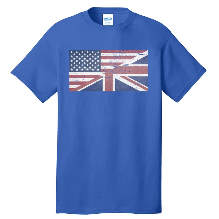 America Usa Uk Union Jack Flag United States Kingdom Britain Cute Gift Tall T-Shirt