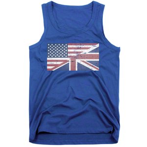 America Usa Uk Union Jack Flag United States Kingdom Britain Cute Gift Tank Top