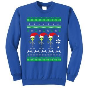 Alien UFO Ugly Christmas Sweater Funny Xmas  Sweatshirt