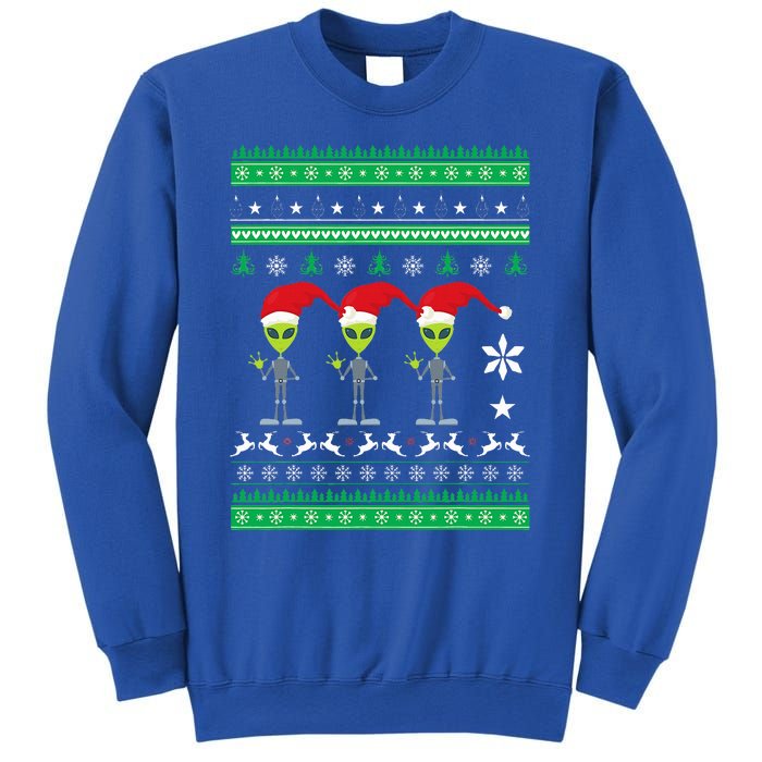 Alien UFO Ugly Christmas Sweater Funny Xmas  Sweatshirt