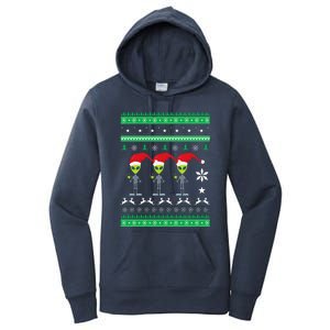 Alien UFO Ugly Christmas Sweater Funny Xmas  Women's Pullover Hoodie