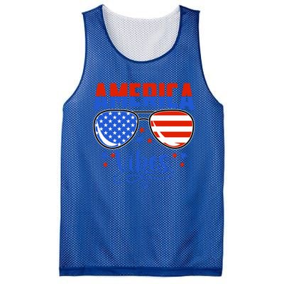 America Vibes 4th Of July Cute Gift Mesh Reversible Basketball Jersey Tank