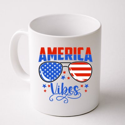 America Vibes 4th Of July Cute Gift Coffee Mug