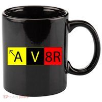 AV8R Pilot Expressions 11oz C Handle Ceramic Mug