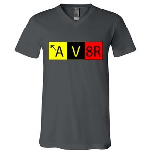 AV8R Pilot Expressions V-Neck T-Shirt