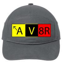 AV8R Pilot Expressions 7-Panel Snapback Hat