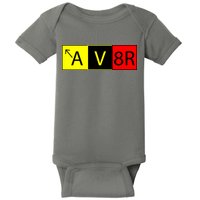 AV8R Pilot Expressions Baby Bodysuit