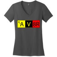 AV8R Pilot Expressions Women's V-Neck T-Shirt
