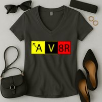 AV8R Pilot Expressions Women's V-Neck T-Shirt