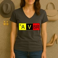 AV8R Pilot Expressions Women's V-Neck T-Shirt