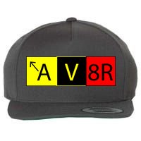 AV8R Pilot Expressions Wool Snapback Cap