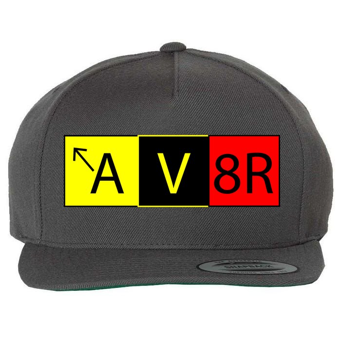 AV8R Pilot Expressions Wool Snapback Cap