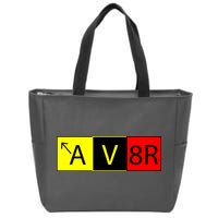 AV8R Pilot Expressions Zip Tote Bag