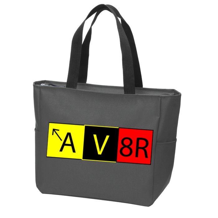AV8R Pilot Expressions Zip Tote Bag