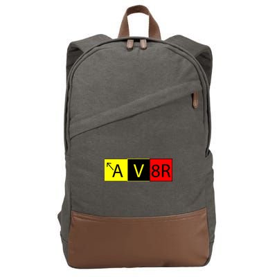 AV8R Pilot Expressions Cotton Canvas Backpack