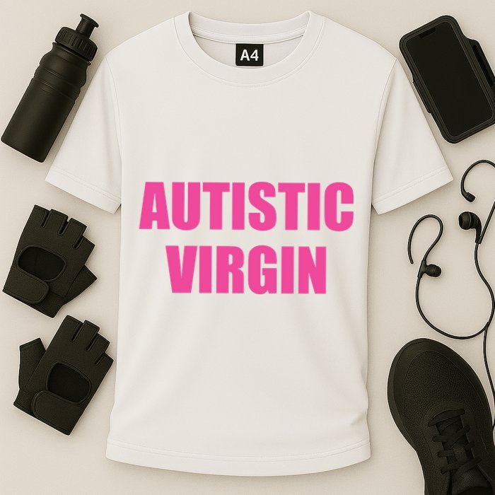 Autistic Virgin Cooling Performance Crew T-Shirt
