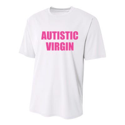 Autistic Virgin Youth Performance Sprint T-Shirt
