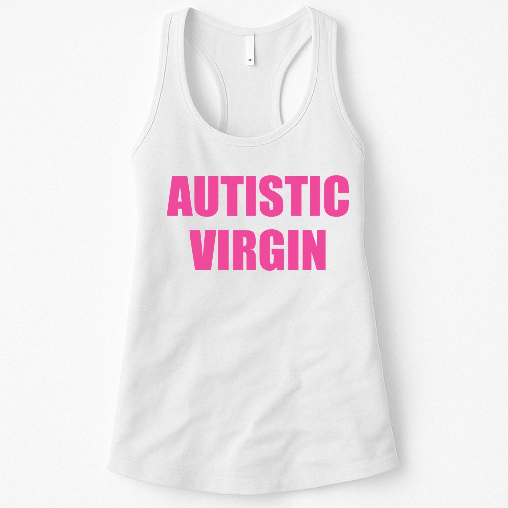 Autistic Virgin Womens Tank Top
