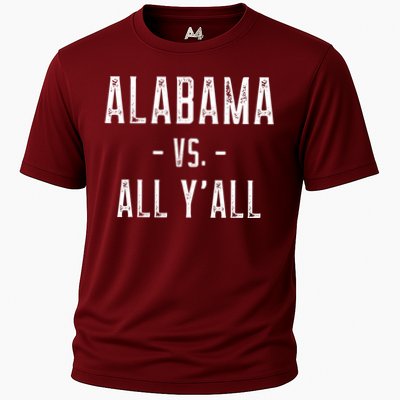 Alabama Vs. All Y’all Sports Weathered Vintage Southern Cooling Performance Crew T-Shirt