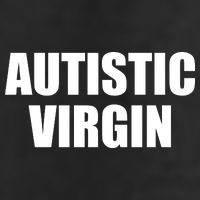 Autistic Virgin 7 Panel Mesh Trucker Snapback Hat