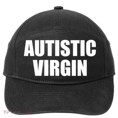 Autistic Virgin 7-Panel Snapback Hat