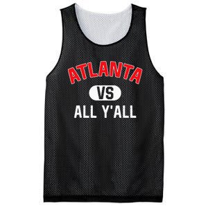 Atlanta Vs All YAll Funny Atlanta Mesh Reversible Basketball Jersey Tank