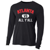 Atlanta Vs All YAll Funny Atlanta Cooling Performance Long Sleeve Crew