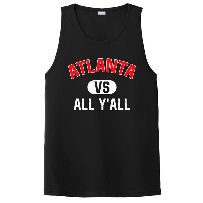 Atlanta Vs All YAll Funny Atlanta PosiCharge Competitor Tank