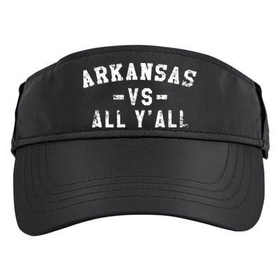 Arkansas Vs All Yall For Yall Vintage Adult Drive Performance Visor