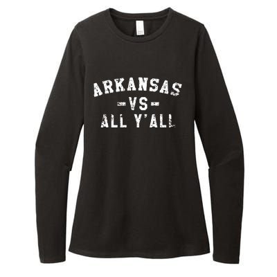 Arkansas Vs All Yall For Yall Vintage Womens CVC Long Sleeve Shirt