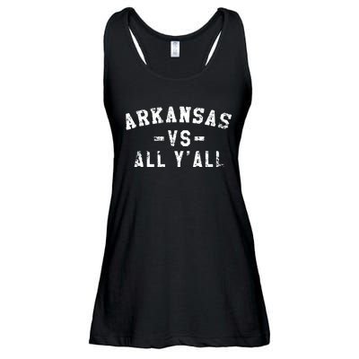 Arkansas Vs All Yall For Yall Vintage Ladies Essential Flowy Tank