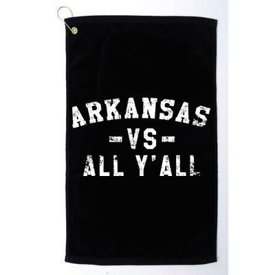 Arkansas Vs All Yall For Yall Vintage Golf Towel