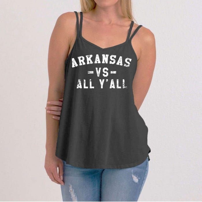 Arkansas Vs All Yall For Yall Vintage Women's Strappy Tank