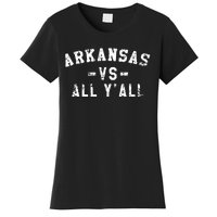 Arkansas Vs All Yall For Yall Vintage Women's T-Shirt