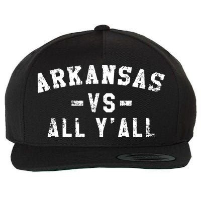 Arkansas Vs All Yall For Yall Vintage Wool Snapback Cap