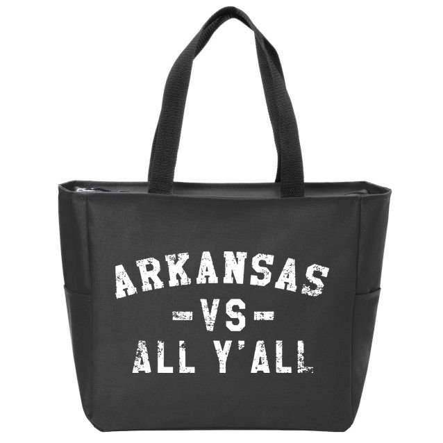 Arkansas Vs All Yall For Yall Vintage Zip Tote Bag