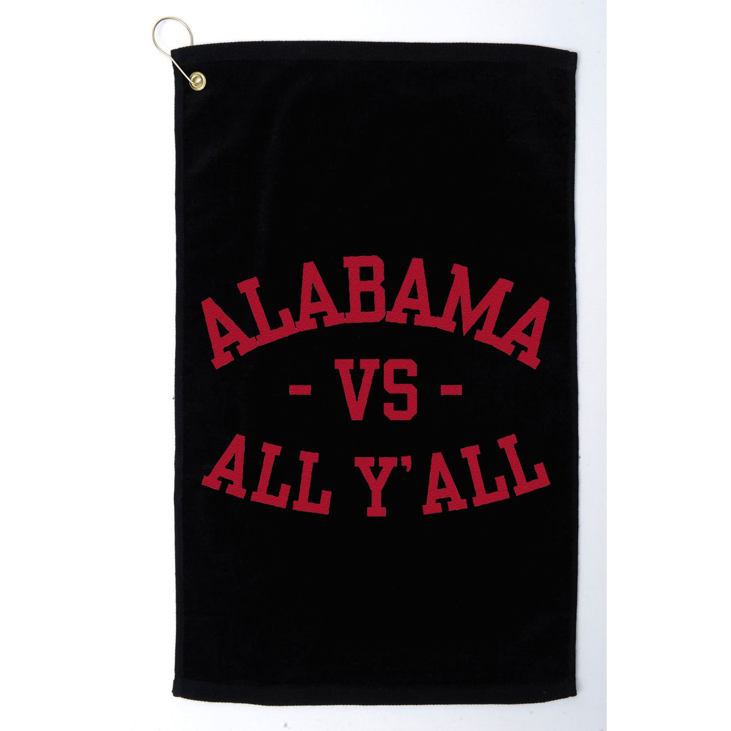 Alabama Vs All Y’All Sports Vintage Southern Gift Golf Towel