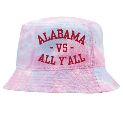 Alabama Vs All Y’All Sports Vintage Southern Gift Tie-Dyed Bucket Hat