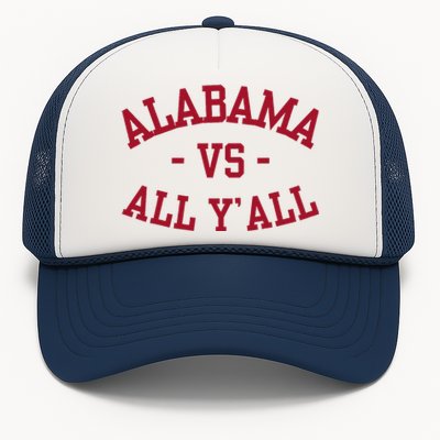 Alabama Vs All Y’All Sports Vintage Southern Gift Trucker Hat