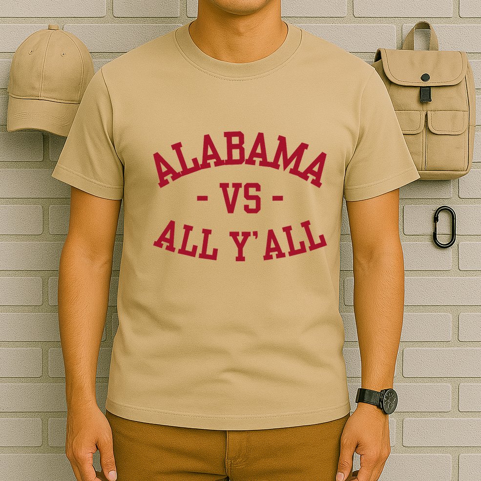 Alabama Vs All Y’All Sports Vintage Southern Gift T-Shirt