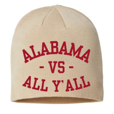 Alabama Vs All Y’All Sports Vintage Southern Gift Sustainable Beanie