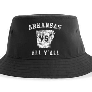 Arkansas Vs All Yall For YAll Sustainable Bucket Hat